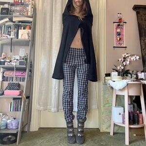 Brandy Melville J. Galt High-Waisted Plant Pants with Stretchy Elastic Waist